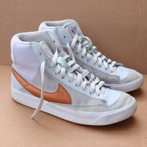 Nike Kids Sneakers - White, Gray, and Orange